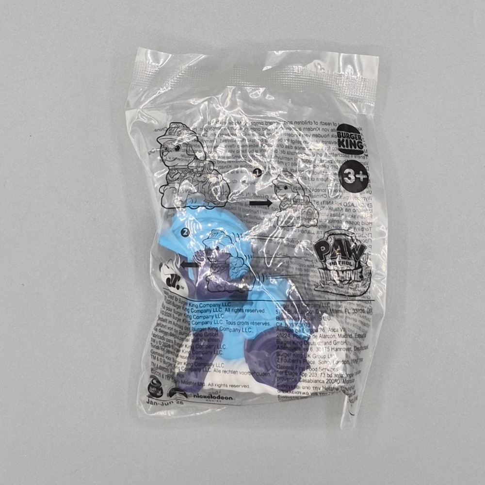 Burger King PAW Patrol The Mighty Movie Rex Toy New‎ Sealed 2023 Kids Meal